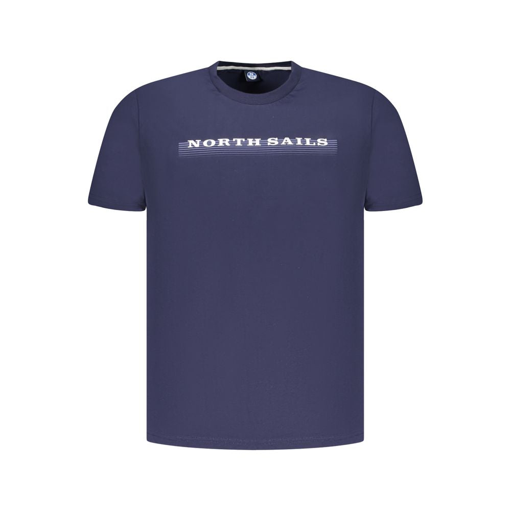 North Sails Blue Cotton Men's T-Shirt - ClickThatClicks 