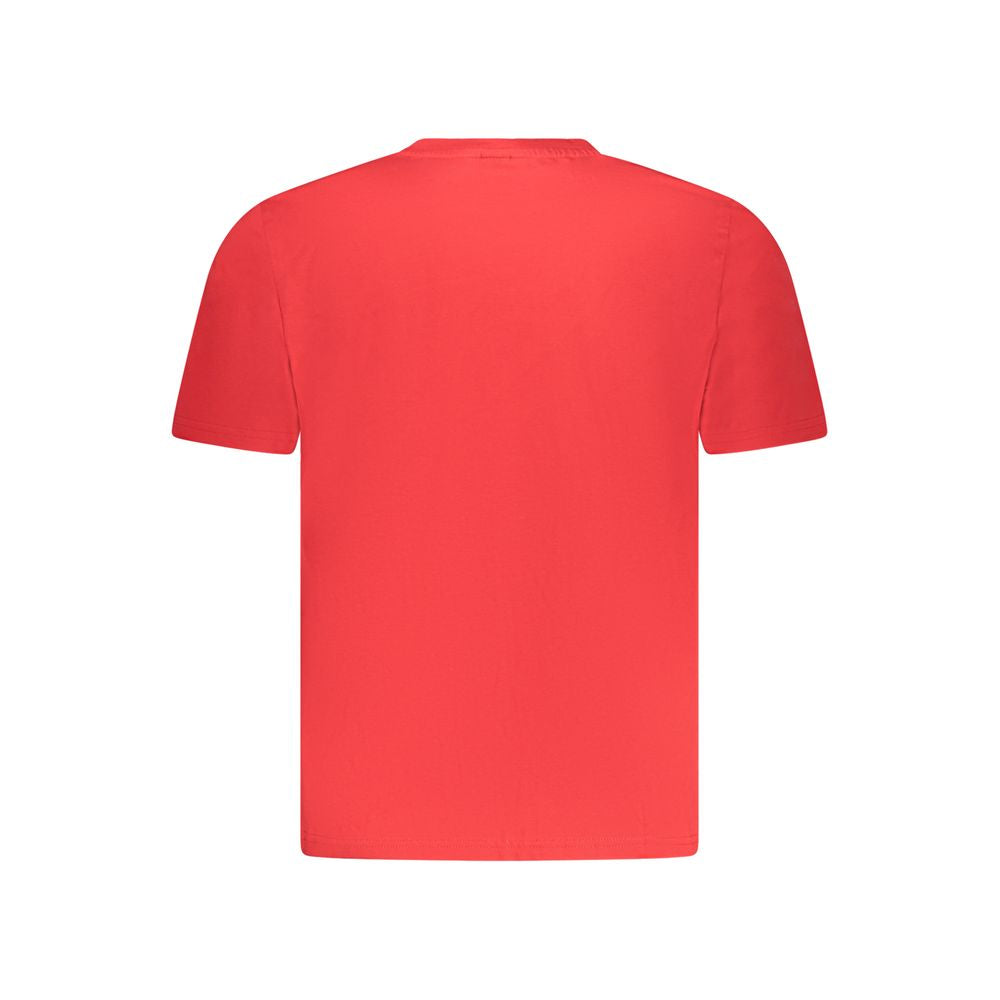 North Sails Red Cotton Men T-Shirt - ClickThatClicks 