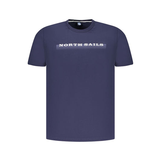 North Sails Blue Cotton Men's T-Shirt - ClickThatClicks 