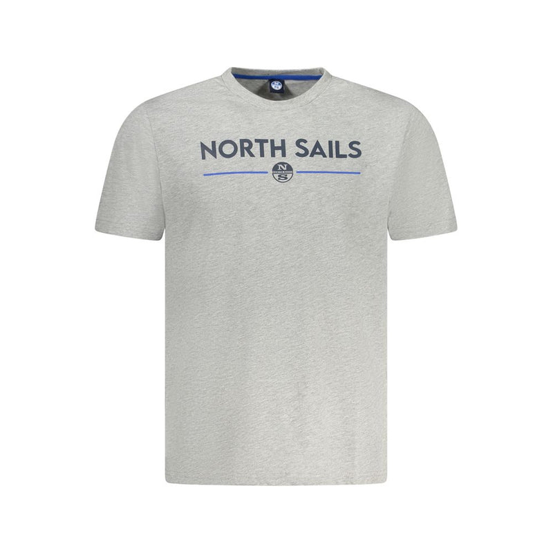 North Sails Brown Cotton Men T-Shirt