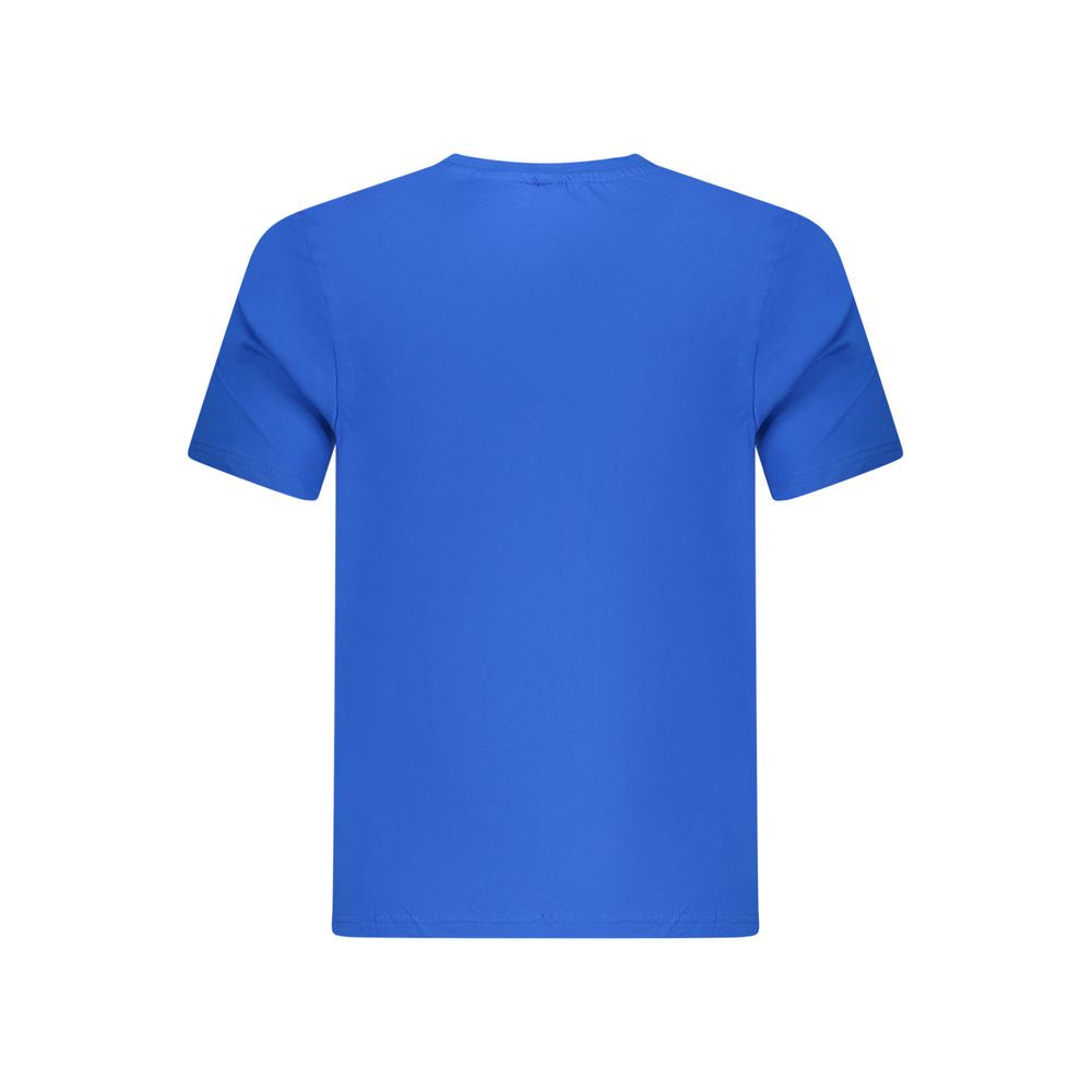 North Sails Blue Cotton Men T-Shirt - ClickThatClicks 