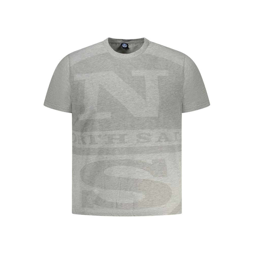 North Sails Grigio Cotton Mens T-Shirt - ClickThatClicks 