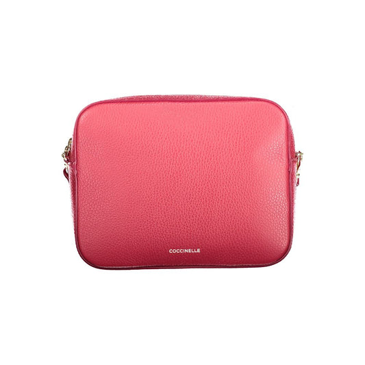 Coccinelle Rosso Leather Woman Bag - ClickThatClicks 