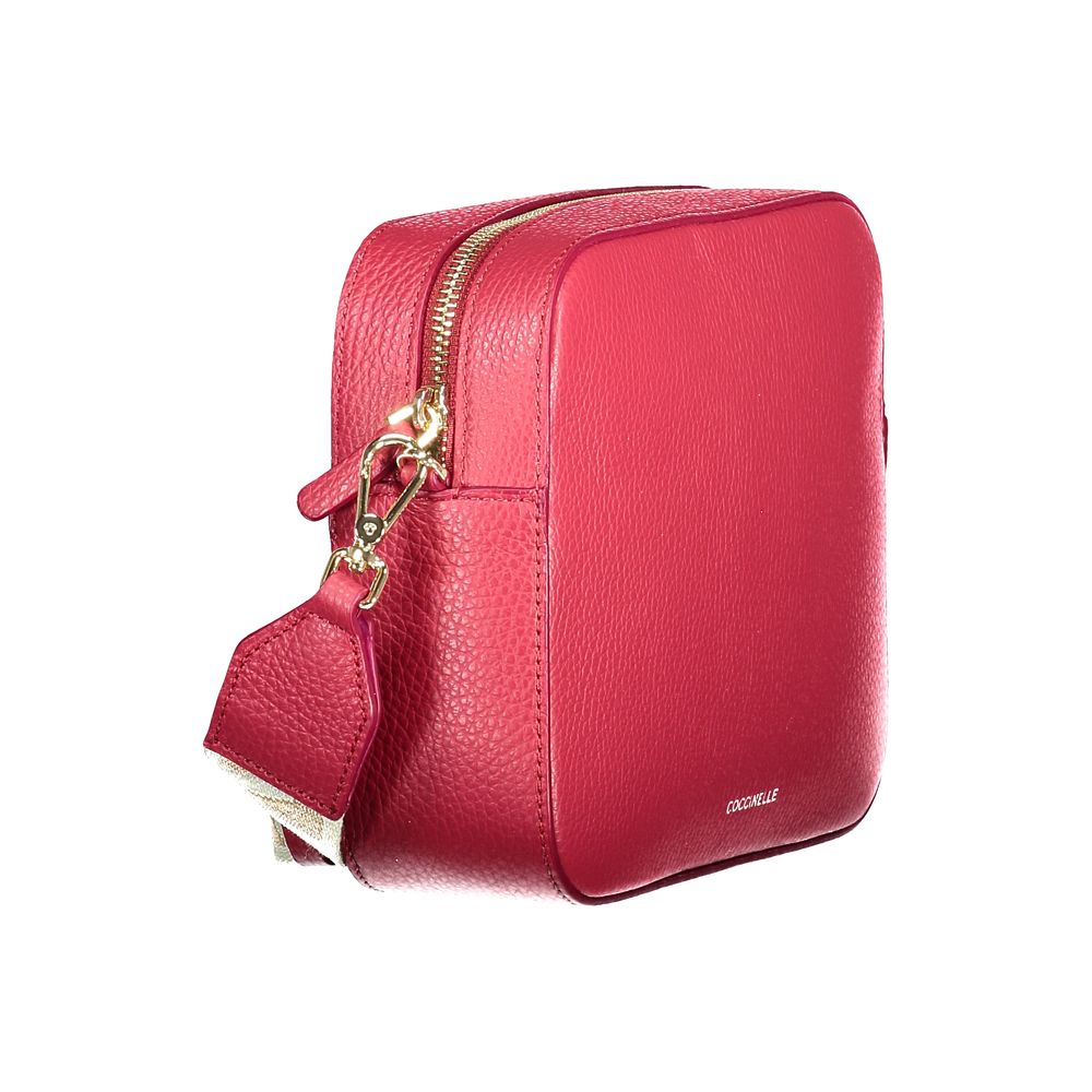 Coccinelle Rosso Leather Woman Bag - ClickThatClicks 