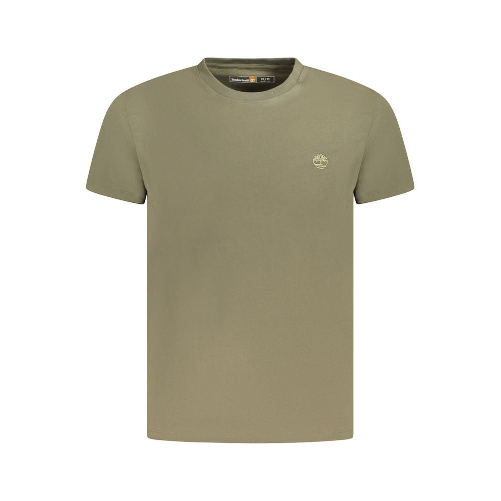 Timberland Verde Cotton Men T-Shirt - ClickThatClicks 