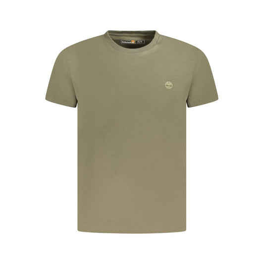 Timberland Verde Cotton Men T-Shirt - ClickThatClicks 
