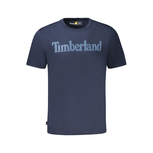Timberland Blu Organic Cotton Men T-Shirt - ClickThatClicks 