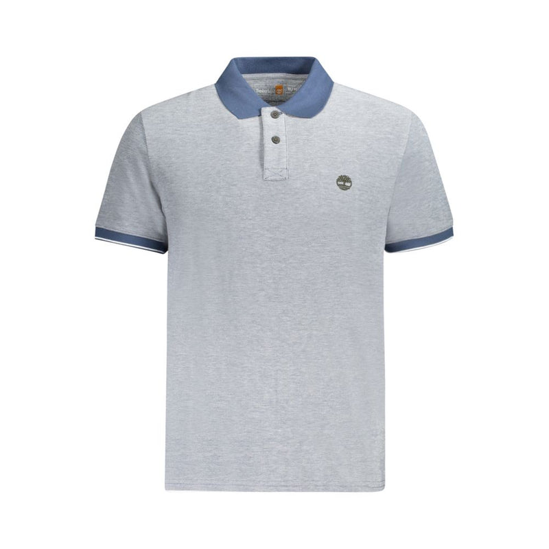 Timberland Blue Cotton Polo Shirt