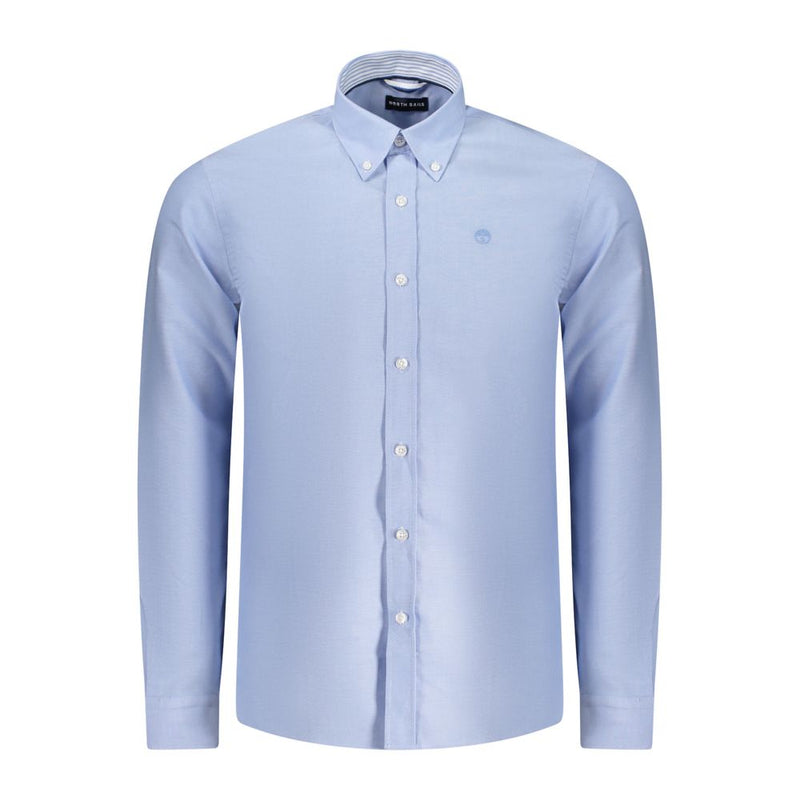 North Sails Light Blue Cotton Men Shirt