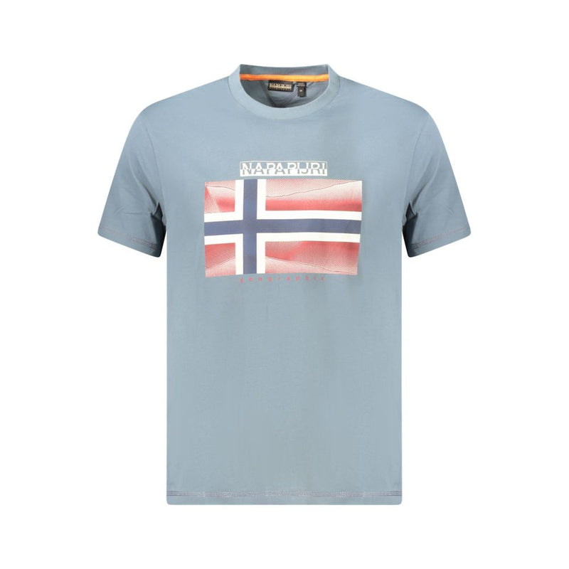 Napapijri Brown Cotton Men T-Shirt