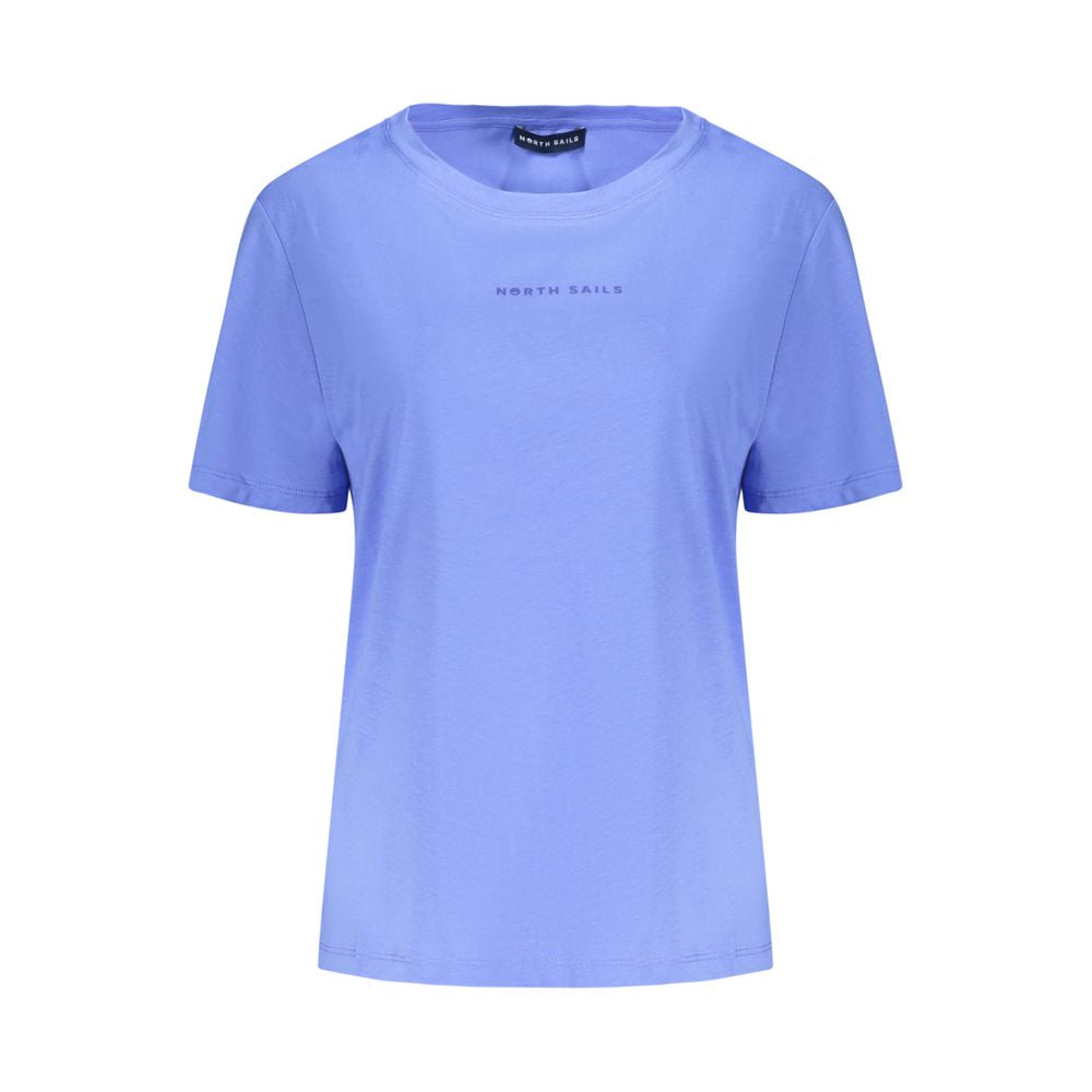 North Sails Blue Cotton Women T-Shirt