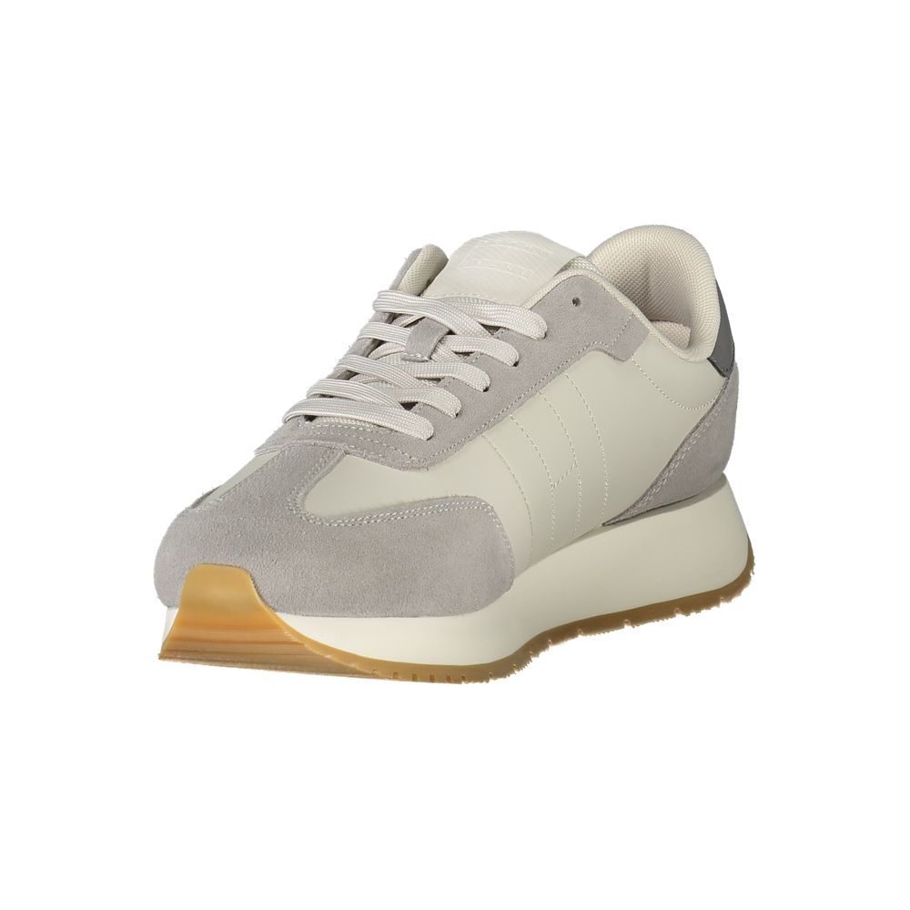 Tommy Hilfiger Grigio Polyurethane Men Sneaker - ClickThatClicks 