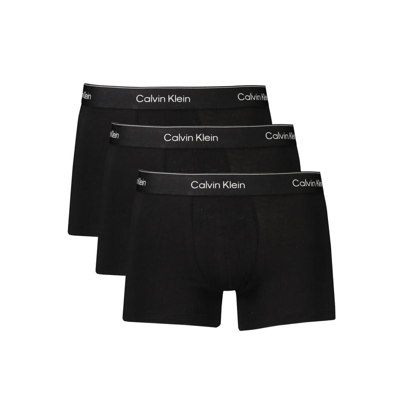 Calvin Klein Black Cotton Men Underwear