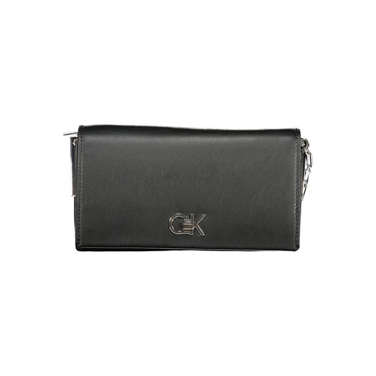 Calvin Klein Black Polyester Women Shoulder Bag - ClickThatClicks 