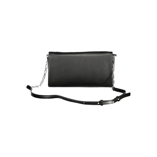 Calvin Klein Black Polyester Women Shoulder Bag - ClickThatClicks 