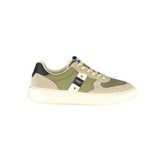 Blauer Green Leather Men Sneaker - ClickThatClicks 