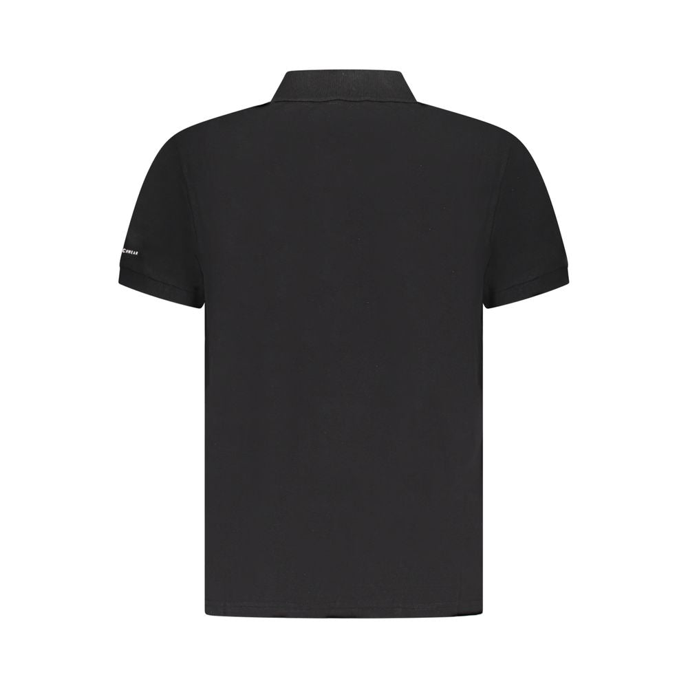 Trussardi Black Cotton Men Polo - ClickThatClicks 