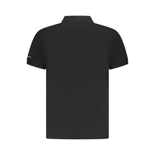 Trussardi Black Cotton Men Polo - ClickThatClicks 