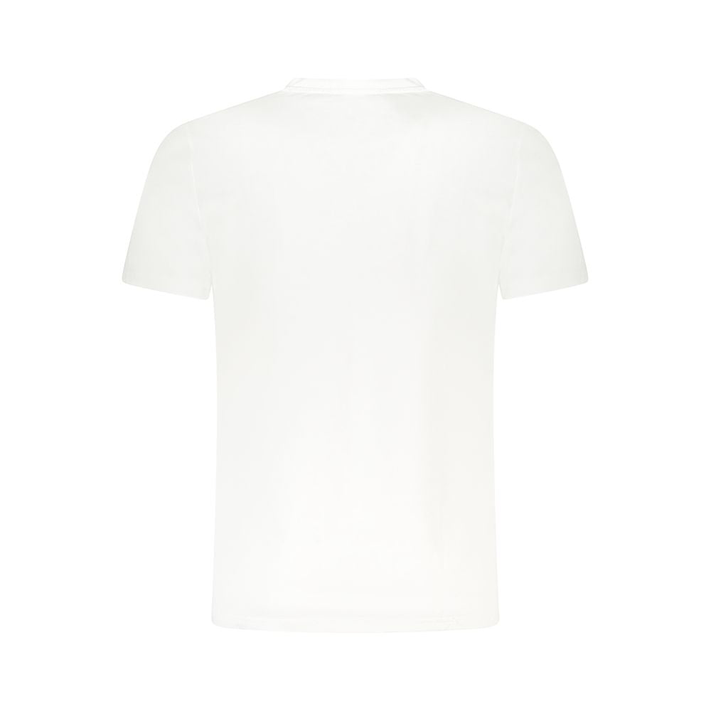 Cavalli Class Bianco Cotton Men T-Shirt - ClickThatClicks 
