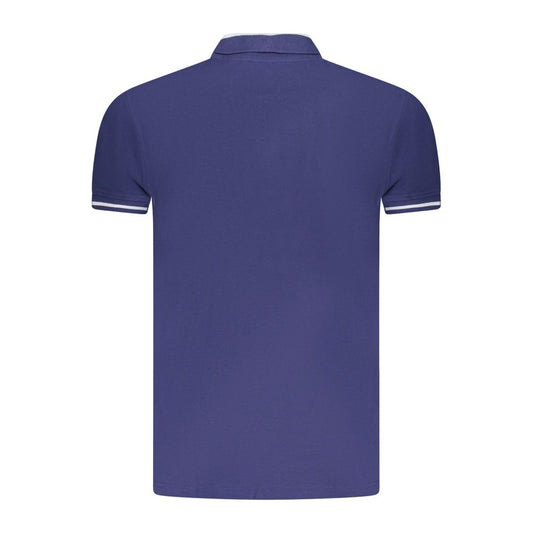 Cavalli Class Blu Cotton Men Polo - ClickThatClicks 
