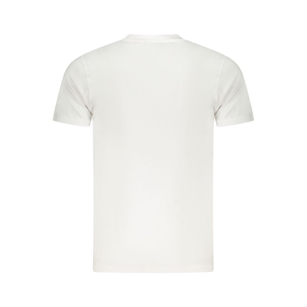 Cavalli Class White Cotton Men T-Shirt - ClickThatClicks 