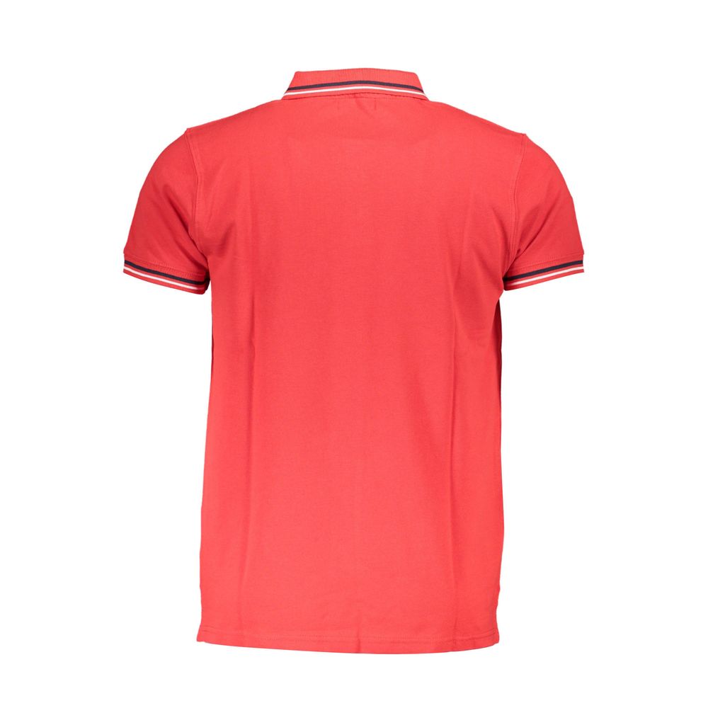 Cavalli Class Rosso Cotton Men Polo - ClickThatClicks 