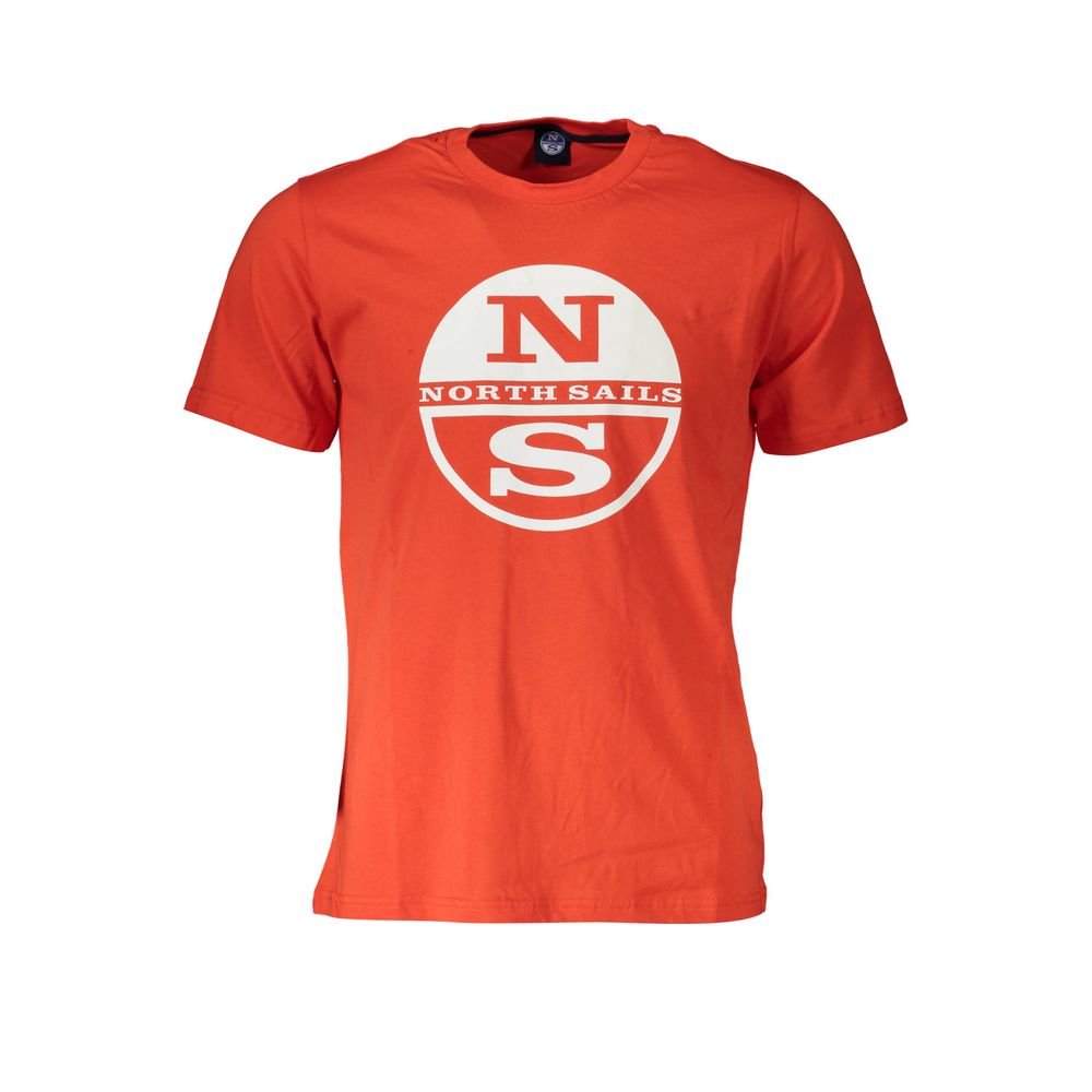 North Sails Rosso Cotton Men T-Shirt - ClickThatClicks 