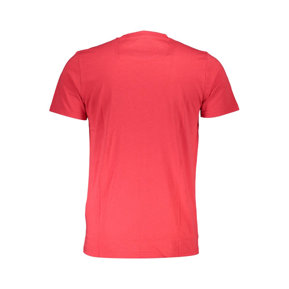 Cavalli Class Rosso Cotton Mens T-Shirt - ClickThatClicks 
