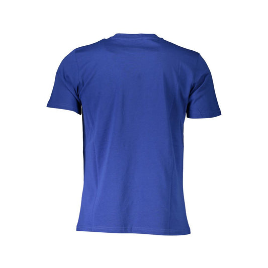 North Sails Blue Cotton Men T-Shirt - ClickThatClicks 