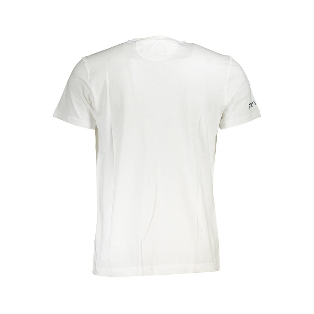 La Martina White Cotton Men T-Shirt - ClickThatClicks 