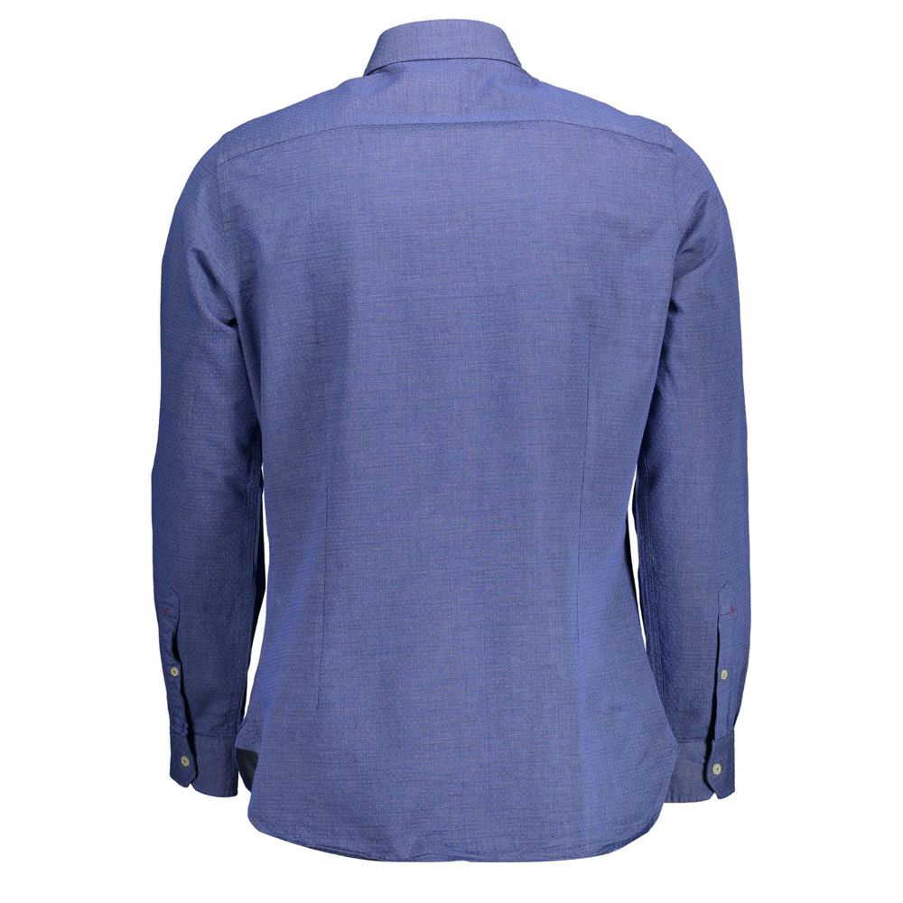 U.S. POLO ASSN. Blue Cotton Men's Shirt - ClickThatClicks 
