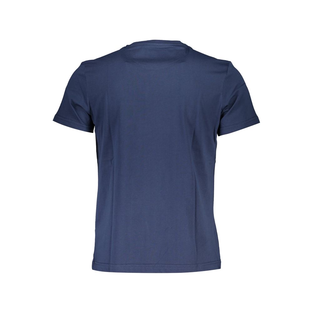 La Martina Blue Cotton Men T-Shirt - ClickThatClicks 
