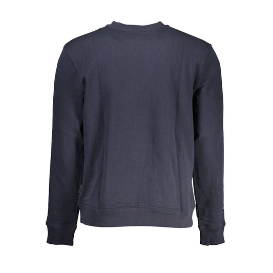 Napapijri Blu Cotton Men Sweatshirt - ClickThatClicks 