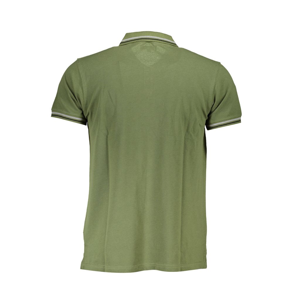Cavalli Class Verde Cotton Men Polo - ClickThatClicks 