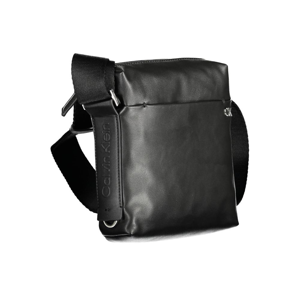 Calvin Klein Nero Polyester Men's Shoulder Bag - ClickThatClicks 