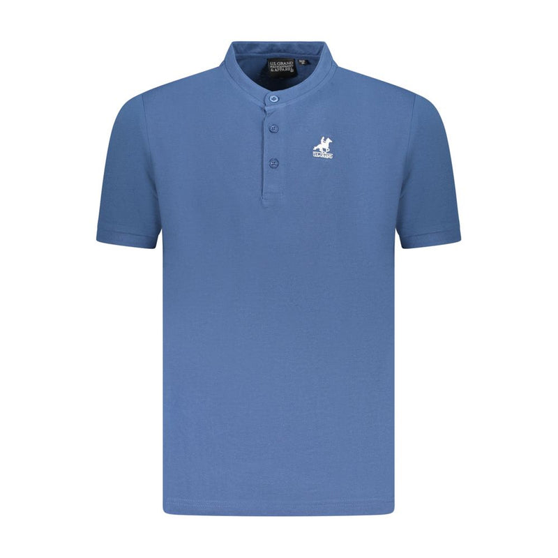 U.S. Grand Polo Blue Cotton Men Polo Shirt