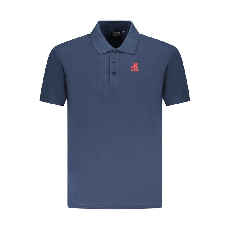 U.S. Grand Polo Blue Cotton Men Polo Shirt