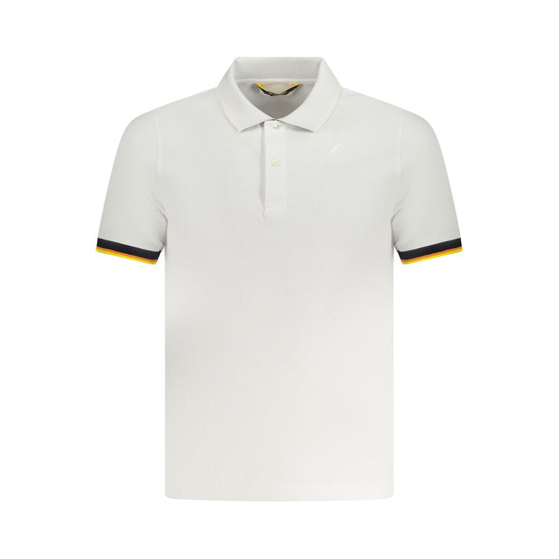 K-WAY White Cotton Polo Shirt