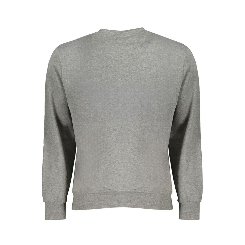 North Sails Grigio Cotton Men Sweatshirt - ClickThatClicks 