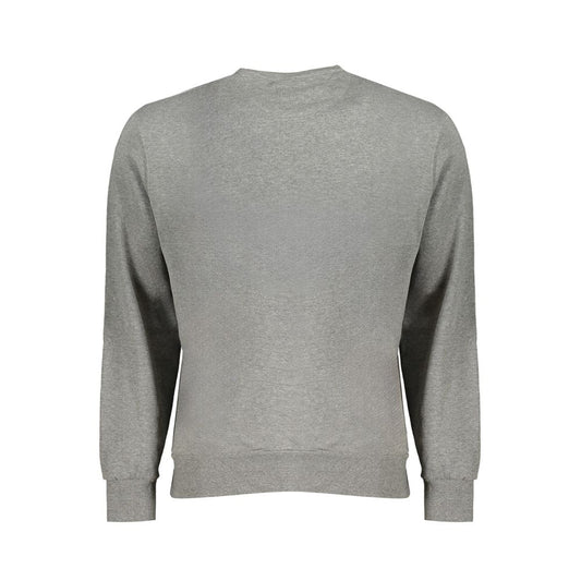 North Sails Grigio Cotton Men Sweatshirt - ClickThatClicks 