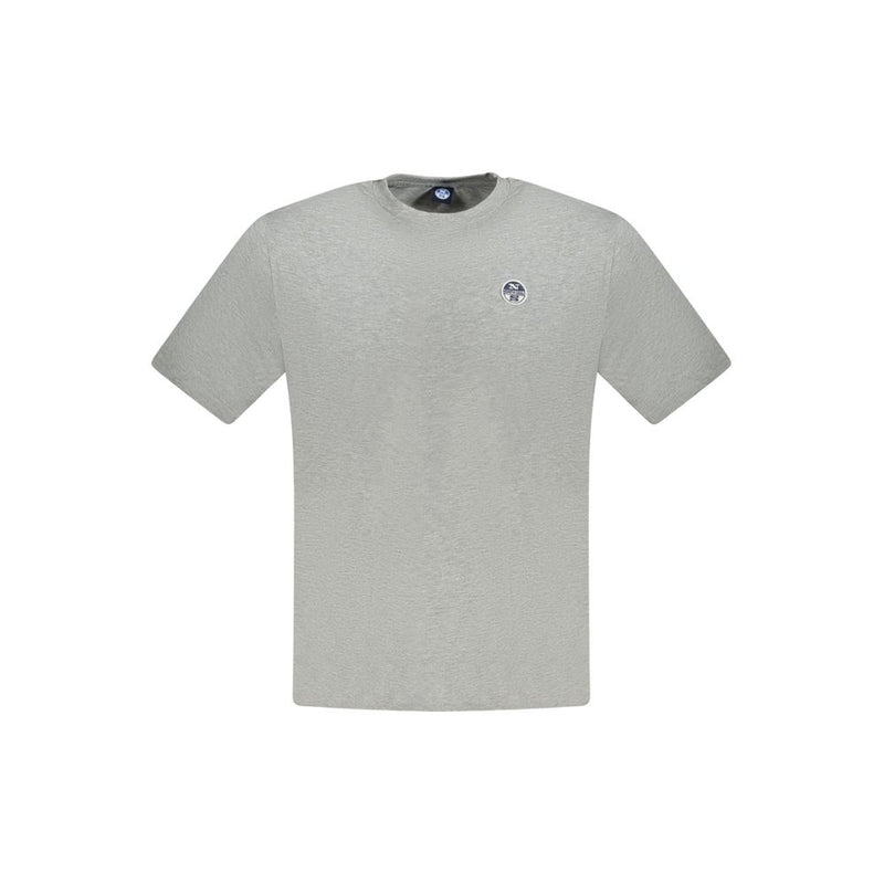 North Sails Gray Cotton T-Shirt