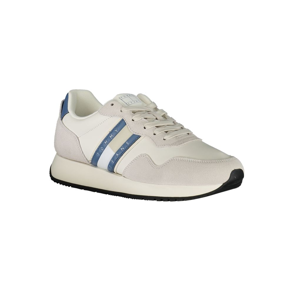 Tommy Hilfiger Bianco Leather Men Sneaker - ClickThatClicks 