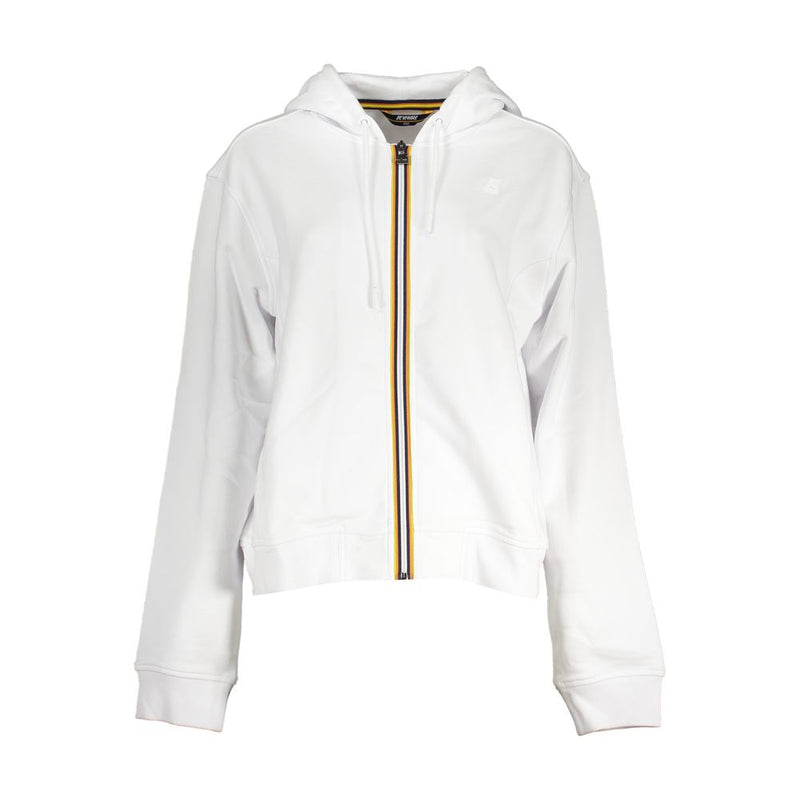 K-WAY White Cotton Women Sweater