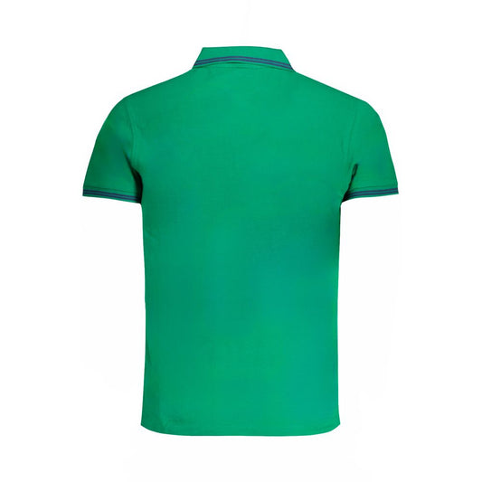 Cavalli Class Verde Cotton Men Polo - ClickThatClicks 