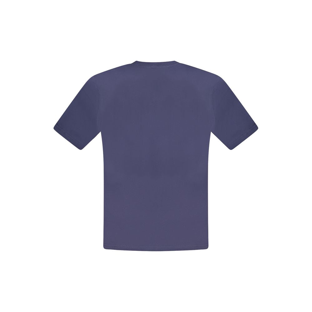 North Sails Blue Cotton Men T-Shirt - ClickThatClicks 