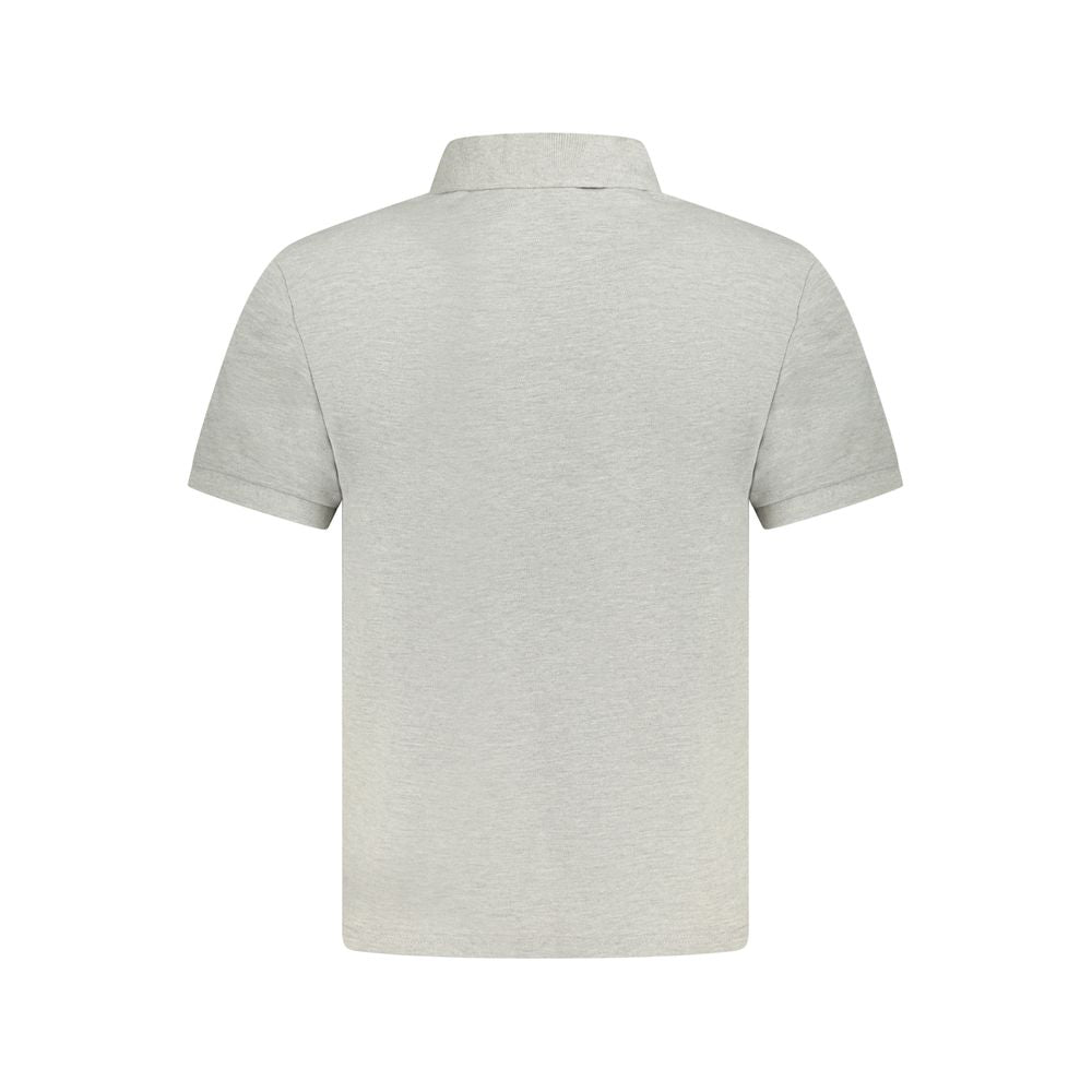 North Sails Grigio Cotton Men Polo - ClickThatClicks 