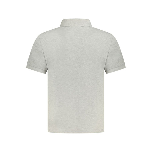 North Sails Grigio Cotton Men Polo - ClickThatClicks 