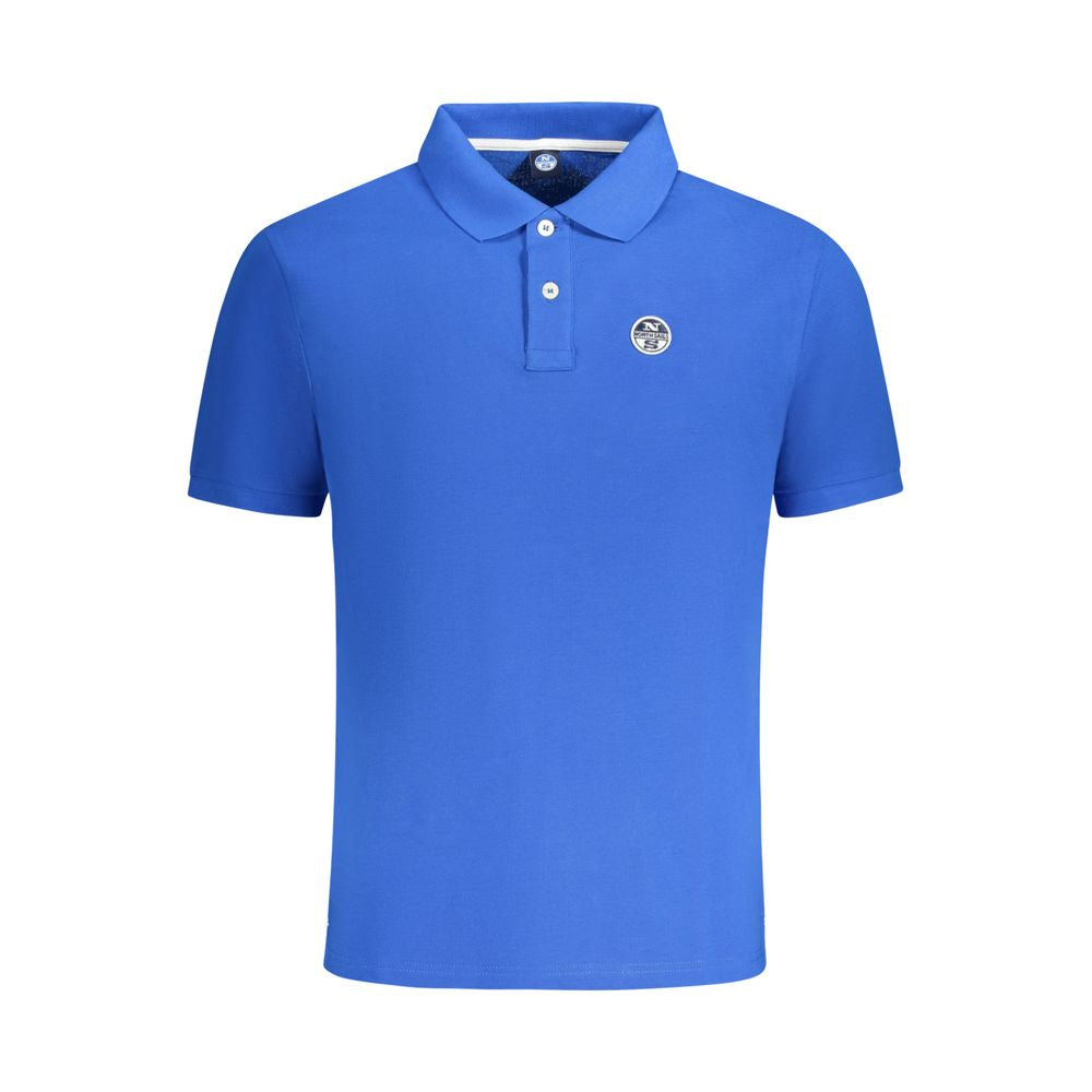 North Sails Blue Cotton Men's Polo Shirt - ClickThatClicks 