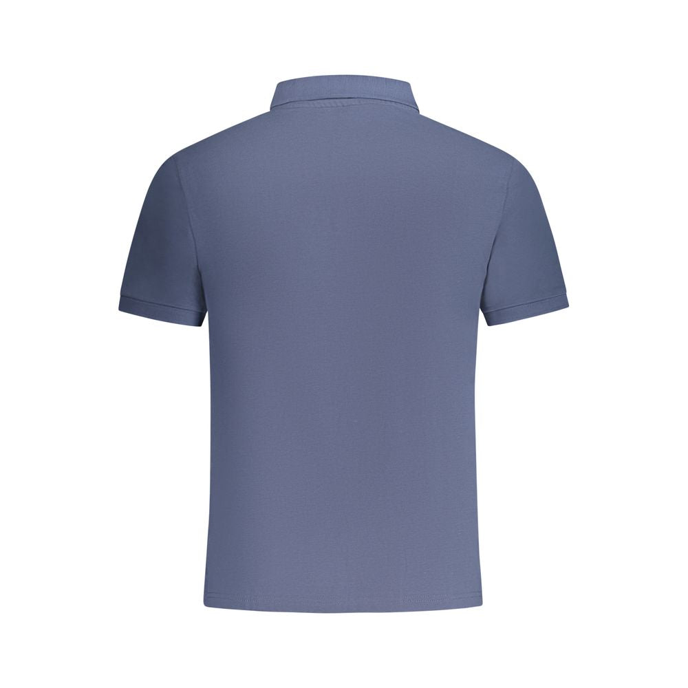 North Sails Blue Cotton Men Polo Shirt - ClickThatClicks 