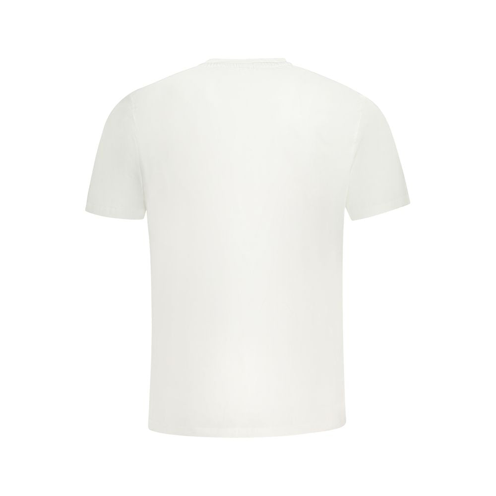 North Sails White Cotton Men T-Shirt - ClickThatClicks 